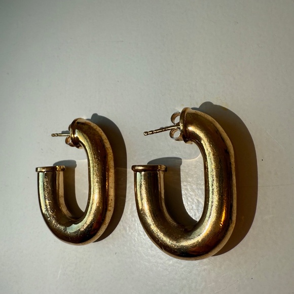 Rabanne Link Hoop Earrings - Picture 3 of 5
